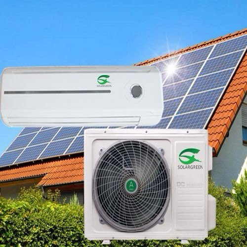 China Manufacturer 48V DC 100% off Grid Solar Air Conditioner with 48V DC Compressor & Motor