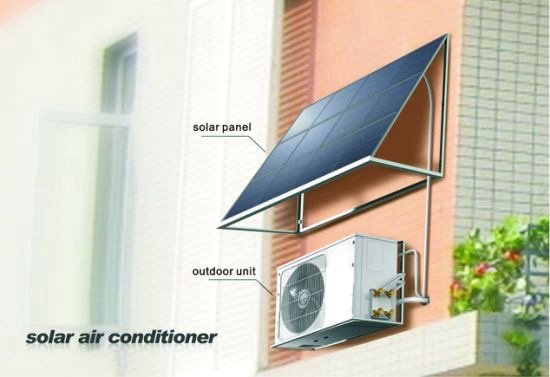 China Manufacturer 48V DC 100% off Grid Solar Air Conditioner with 48V DC Compressor & Motor