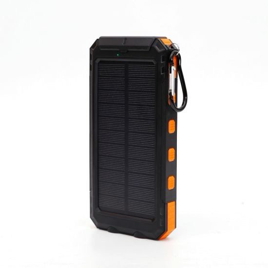 20000mAh 10000mAh Solar Energy Charger Mobile-Phone  -Accessories USB C LED Light Smartphones Portable Phone Charger Solar Power Bank