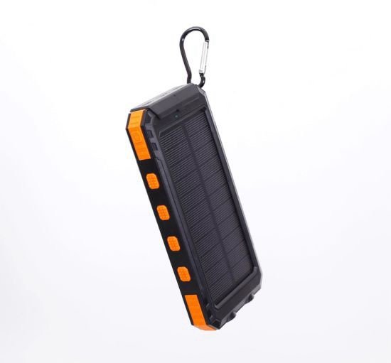 20000mAh 10000mAh Solar Energy Charger Mobile-Phone  -Accessories USB C LED Light Smartphones Portable Phone Charger Solar Power Bank