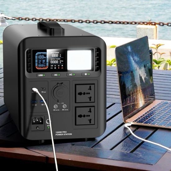 1200W 1008wh LiFePO4 Battery Portable Power Station Solar Generator