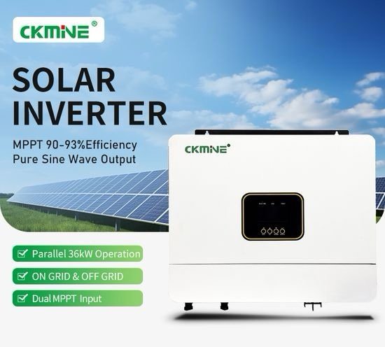 Ckmine High-Efficiency Hybrid Inverter 6000W for Solar System