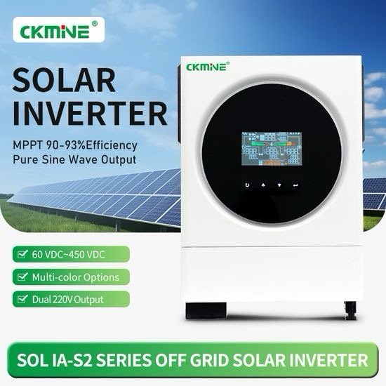 Ckmine 6kw 48V 220V off Grid Hybrid Solar Inverter Used for Solar Power System